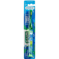 КОСМЕТИКА ГАМ ГАМ детская зубная щетка timer light junior 6+ 903